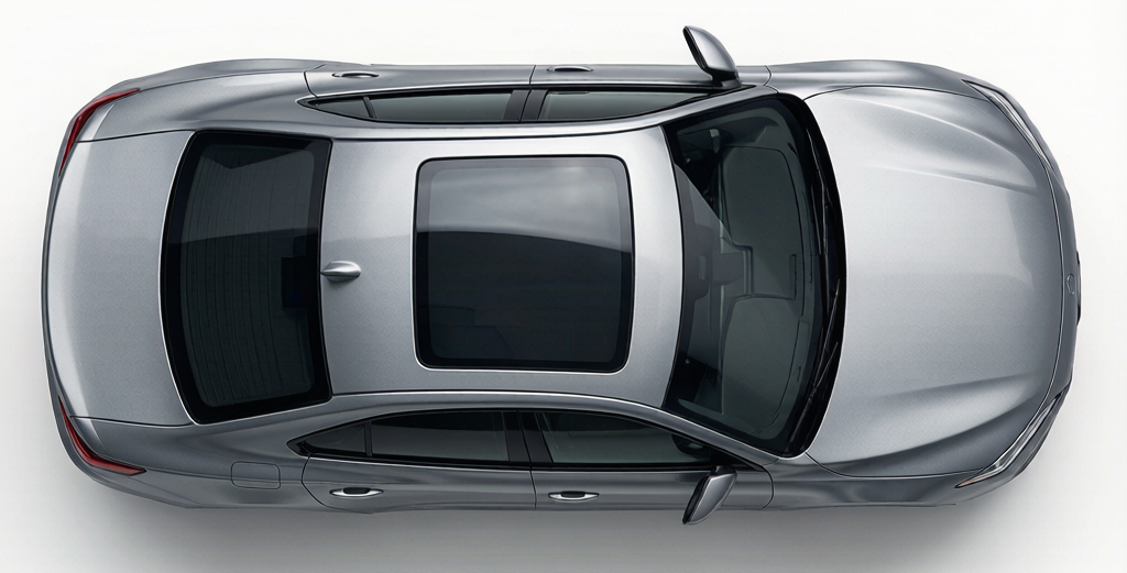 car top view